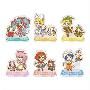 Hatsune Miku x Rascal 2021 Acrylic Stand Collection (Set of 6) (Anime Toy)