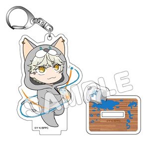 Blue Period Animarukko Acrylic Key Ring w/ Pedestal Yatora Yaguchi (Anime Toy)