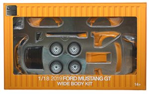 Mustang 2019 Wide Body Accessory Pack Fury Orange (Diecast Car)