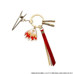 Demon Slayer: Kimetsu no Yaiba Bag Key Clip Kyojuro Rengoku (Anime Toy)