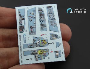 Su-17M4/22M4 3D-Printed & Coloured Interior on Decal Paper (for KittyHawk) (Plastic model)