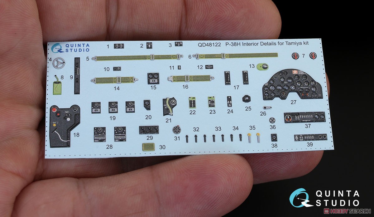 P-38H 内装3Dデカール (タミヤ用) (プラモデル) その他の画像1