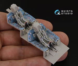 Su-27UB 3D-Printed & Coloured Interior on Decal Paper (for KittyHawk) (Plastic model)