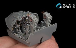 KA-6D Intruder 3D-Printed & Coloured Interior on Decal Paper (for conversion from HobbyBoss) (Plastic model)