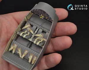 Bf108 3D-Printed & Coloured Interior on Decal Paper (for Eduard) (Plastic model)