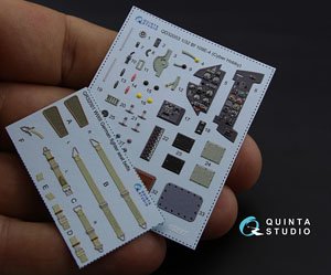 Bf109E-4 3D-Printed & Coloured Interior on Decal Paper (for Cyber-hobby/Dragon) (Plastic model)