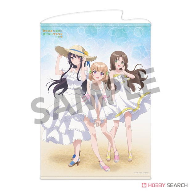 Osamake: Romcom Where The Childhood Friend Won`t Lose [Especially Illustrated] B1 Tapestry Kuroha & Shirokusa & Maria Dress Ver. (Anime Toy) 商品画像1