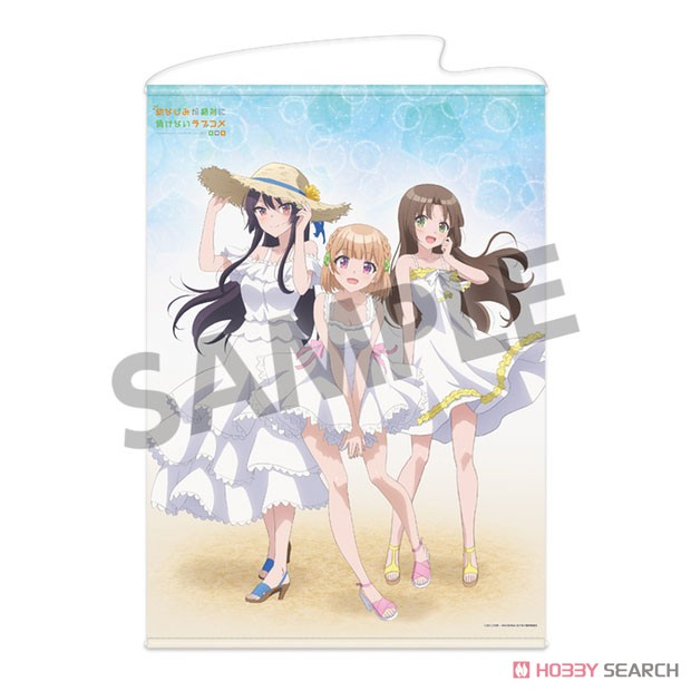 Osamake: Romcom Where The Childhood Friend Won`t Lose [Especially Illustrated] B1 Tapestry Kuroha & Shirokusa & Maria Dress Ver. (Anime Toy) Item picture1