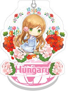 Charaflor Yurayura Acrylic Stand Hetalia: World Stars Vol.2 Hungary (Anime Toy)