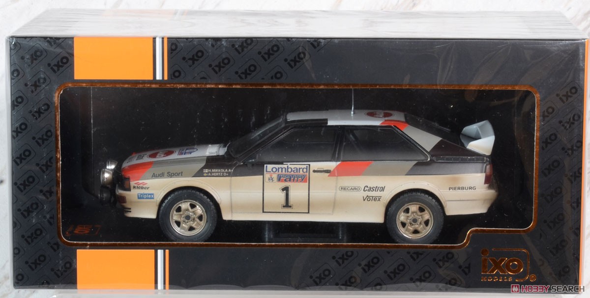Audi Quattro A1 1982 RAC Rally Winner #1 H.Mikkola / A.Hertz (Diecast Car) Package1