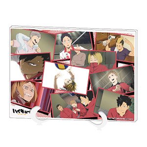 Acrylic Art Board (A5 Size) [Haikyu!!] 02 Scene Picture by School Ver. Nekoma (Anime Toy)