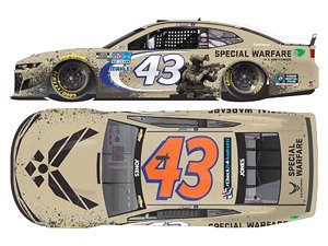 `エリック・ジョーンズ` #43 アメリカ空軍 スペシャルウォーフェア シボレー カマロ NASCAR 2021 (ミニカー)