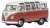 (N) Sealing Wax Red/beige Grey VW T1 Samba Bus (Model Train) Item picture1