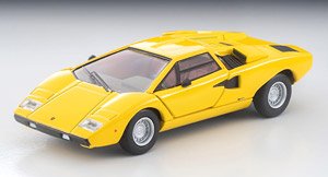 TLV Lamborghini Countach LP400 (Yellow) (Diecast Car)