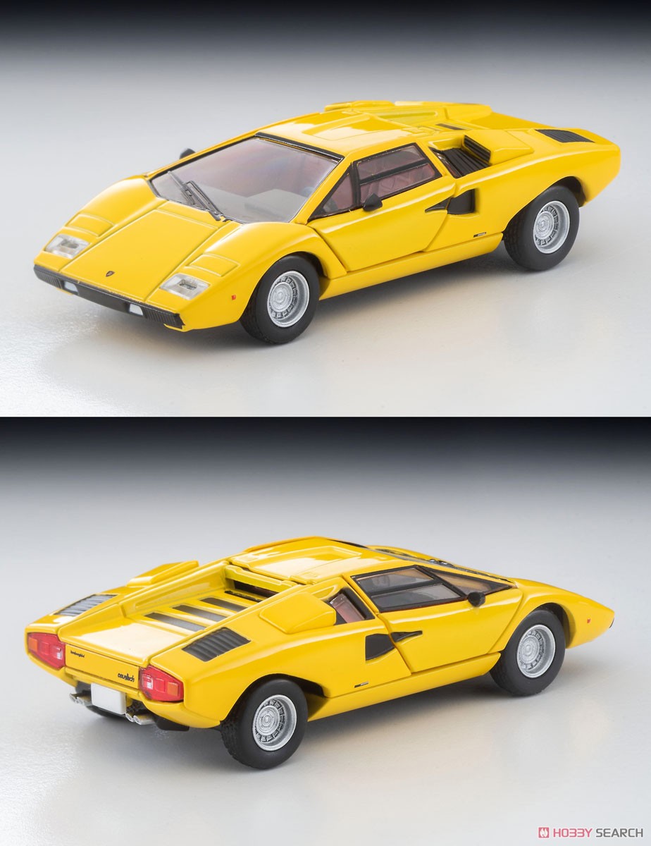 TLV-N Lamborghini Countach LP400 (Yellow) (Diecast Car) Item picture1