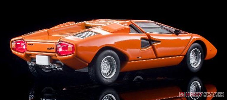 TLV-N Lamborghini Countach LP400 (Orange) (Diecast Car) Item picture8