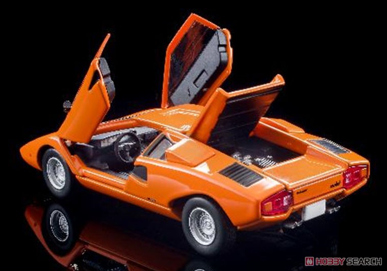 TLV-N Lamborghini Countach LP400 (Orange) (Diecast Car) Item picture9