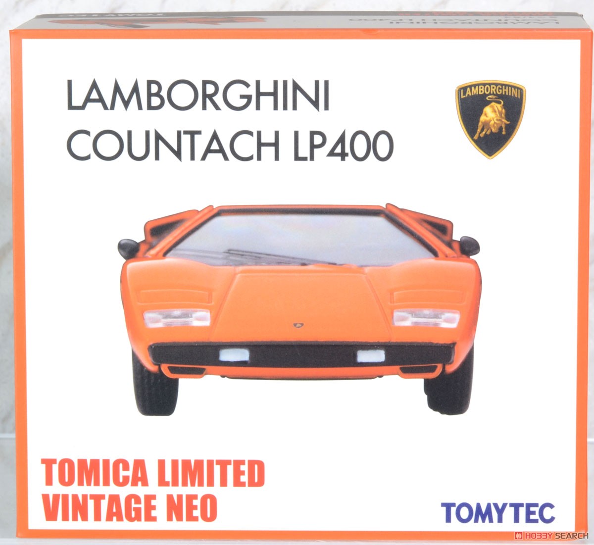 TLV-N Lamborghini Countach LP400 (Orange) (Diecast Car) Package1