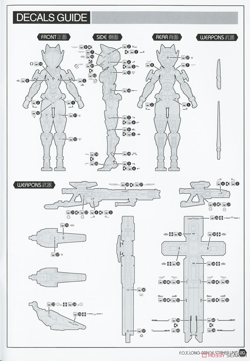 Cyber Forest [Fantasy Girls] Normal Edition F.O.X Long Range Striker Unit (Plastic model) Color3