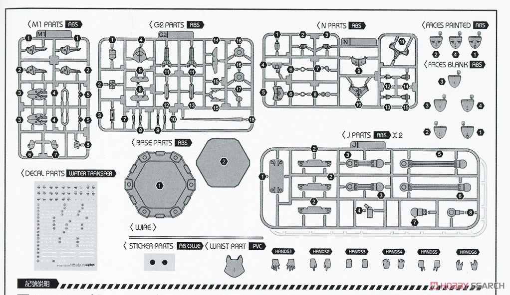 Cyber Forest [Fantasy Girls] Normal Edition F.O.X Long Range Striker Unit (Plastic model) Assembly guide14