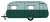 (OO) Dark Green and Sage Green Carlight Continental (Model Train) Other picture1