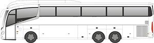 (OO) Irizar i6 バス ホワイト (鉄道模型)