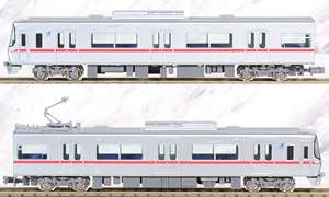 Meitetsu Series 3150 (2nd Edition, Old Color) Additional Two Car Formation Set (without Motor) (Add-on 2-Car Set) (Pre-colored Completed) (Model Train)