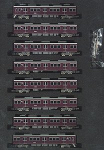 Hankyu Series 8300 (2nd Edition, 8303 Formation, White Light) Eight Car Formation Set (w/Motor) (8-Car Set) (Pre-colored Completed) (Model Train)