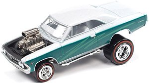 1966 Chevy Chevelle Zingers Green / Pearl White (Diecast Car)
