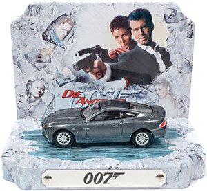 J.Bond 2002 Aston Martin Vanquish `Die Another Day` Tin Dioramas (Diecast Car)