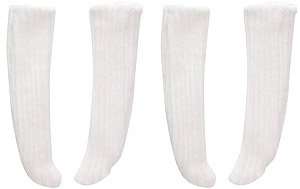 Lil` Fairy -Rib Socks Set- (White) (Fashion Doll)