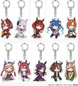 TV Animation [Uma Musume Pretty Derby Season 2] Choco-Suwa Trading Acrylic Key Ring (Set of 10) (Anime Toy)