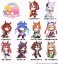 TV Animation [Uma Musume Pretty Derby Season 2] Choco-Suwa Trading Acrylic Key Ring (Set of 10) (Anime Toy) 商品画像2 Thumbnail