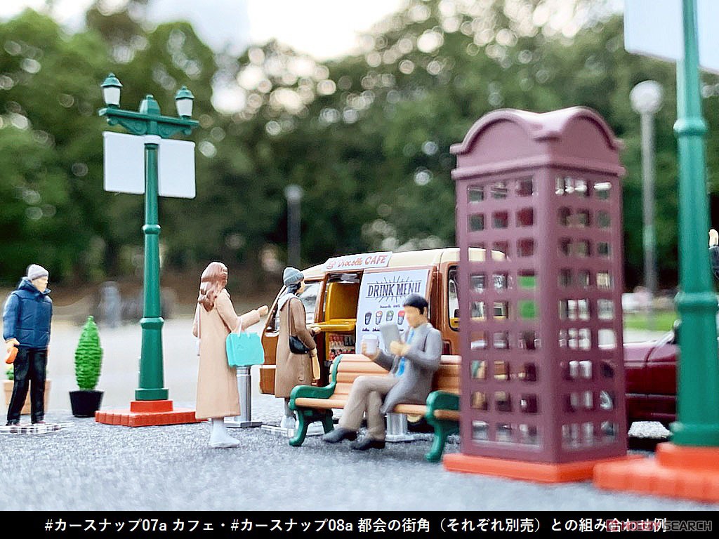 Diorama Collection64 #CarSnap09a Streets in a Holiday (Diecast Car) Other picture3