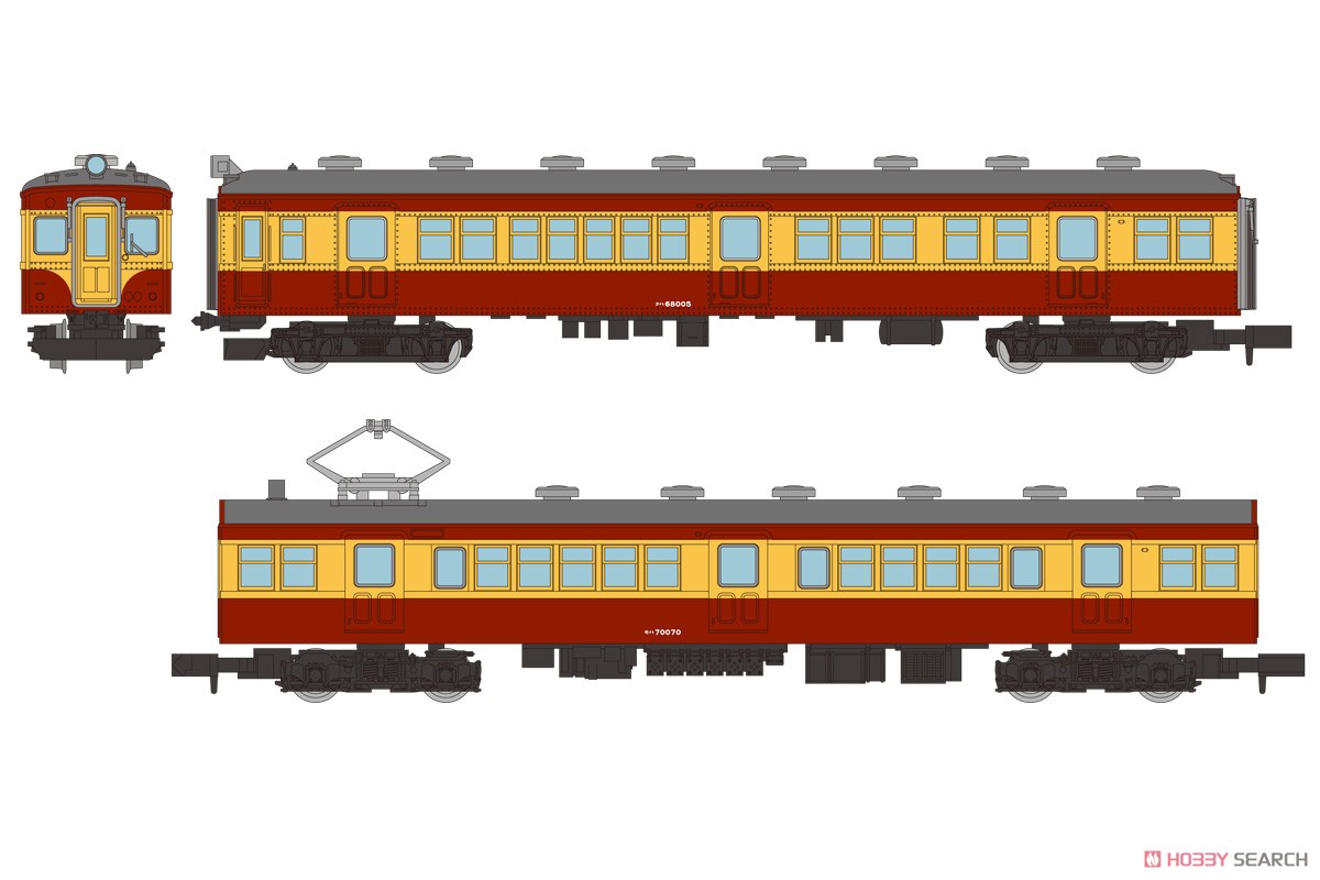 鉄道コレクション 国鉄 70系 新潟色 4両セットB (4両セット) (鉄道模型) その他の画像2