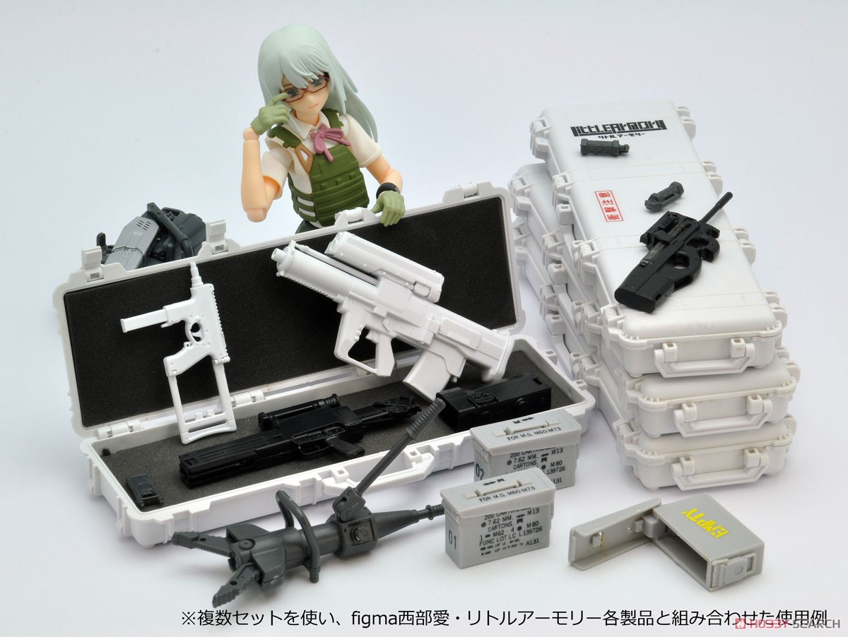 1/12 Little Armory (LD038) Military HardCase A3 White x Gray (Plastic model) Other picture2
