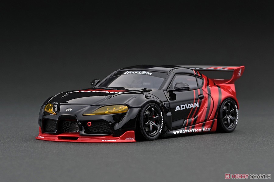 PANDEM Supra (A90) Black/Red (ミニカー) 商品画像1