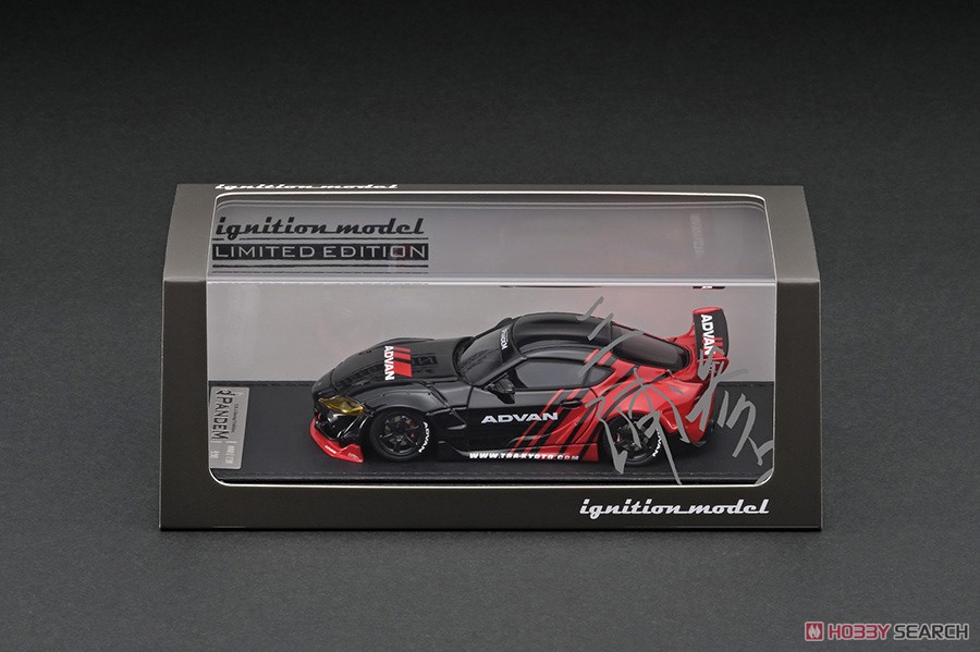 PANDEM Supra (A90) Black/Red (ミニカー) パッケージ1
