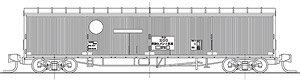 J.N.R. Type TEKI200 Freight Car Kit (Unassembled Kit) (Model Train)