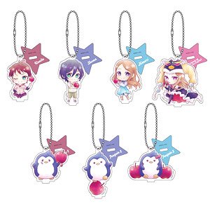 Mawaru-Penguindrum Acrylic Key Ring Collection w/Stand (Set of 7) (Anime Toy)