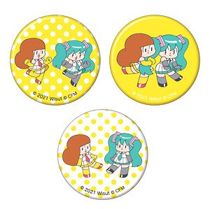 Hatsune Miku Series Can Badge Set Mamuang Collaboration (Anime Toy)