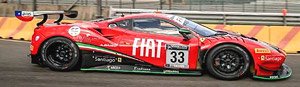 Ferrari 488 GT3 No.33 Rinaldi Racing 24H Spa 2021 B.Hites - F.Crestani - D.Perel (ミニカー)