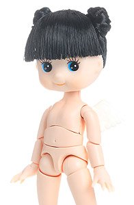 Full Mobile Kewpie Hair Collection Double bun (Black) (Fashion Doll)