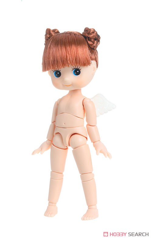 Full Mobile Kewpie Hair Collection Double bun (Brown) (Fashion Doll) Item picture1