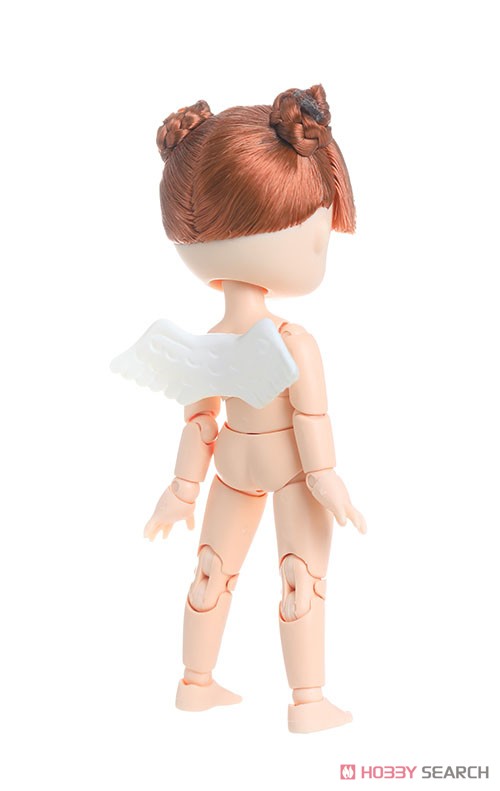 Full Mobile Kewpie Hair Collection Double bun (Brown) (Fashion Doll) Item picture2