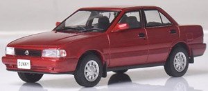 ニッサン サニー B13 1990 レッド・パール (ミニカー)