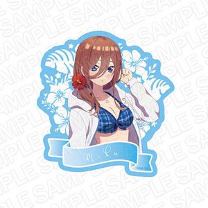 TV Animation [The Quintessential Quintuplets Season 2] Die-cut Sticker Miku Swimwear Ver. (Anime Toy)