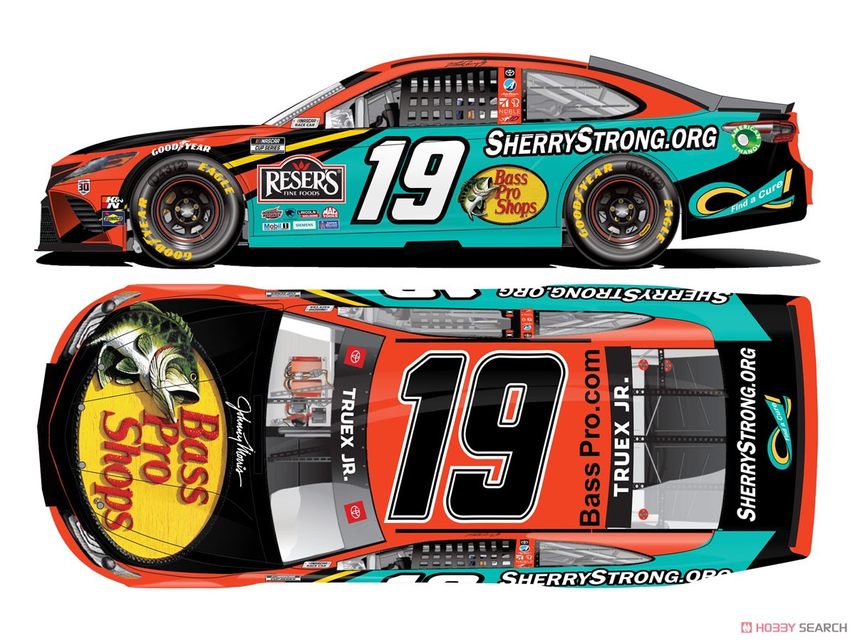 Martin Truex Jr.2021 Bass Pro/Sherrystrong.Org Toyota Camry NASCAR 2021 (Color Chrome Series) (Diecast Car) Other picture1