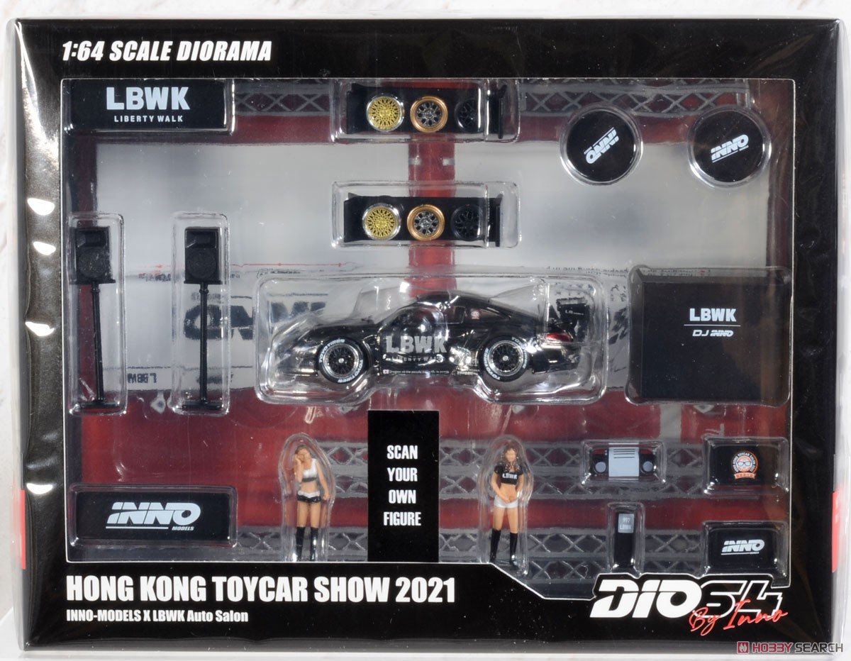 LBWK オートサロン ジオラマ 香港 TOYCAR SALON 2021限定 (ミニカー) パッケージ2