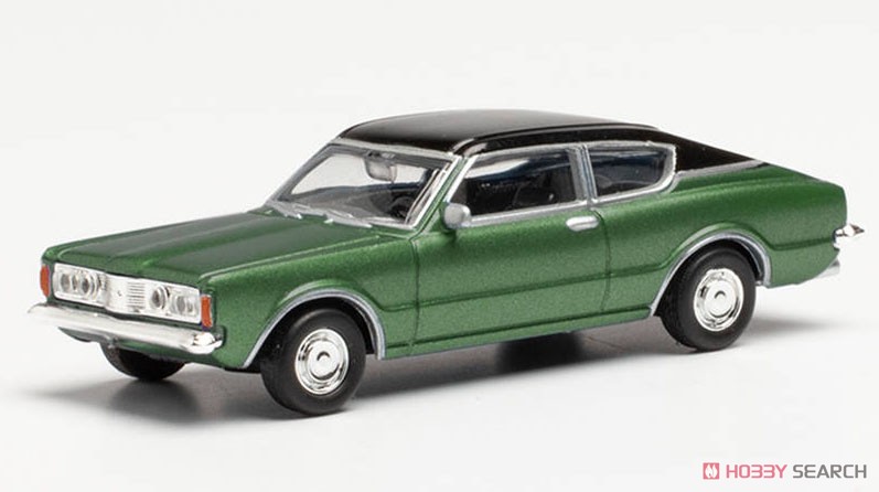 (HO) フォード Taunus 1600 Coupe (Knudsen) ダークグリーンメタリック (鉄道模型) 商品画像1